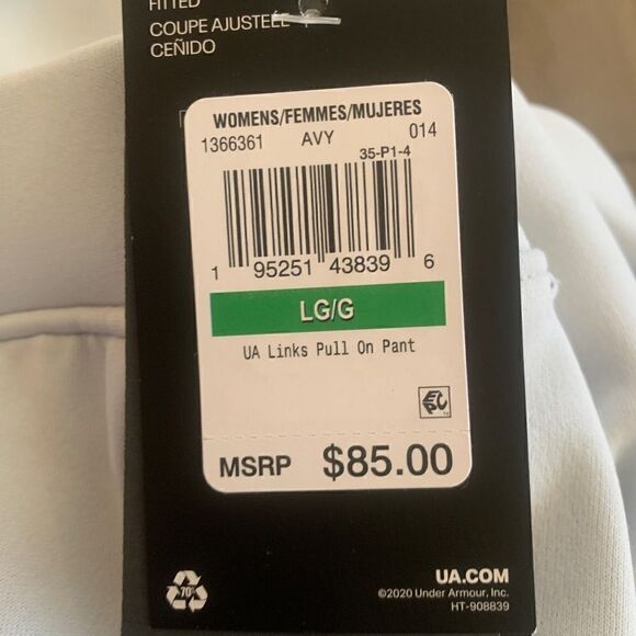 Under Armour woman’s fitted high rise ankle pants - Picture 3 of 5